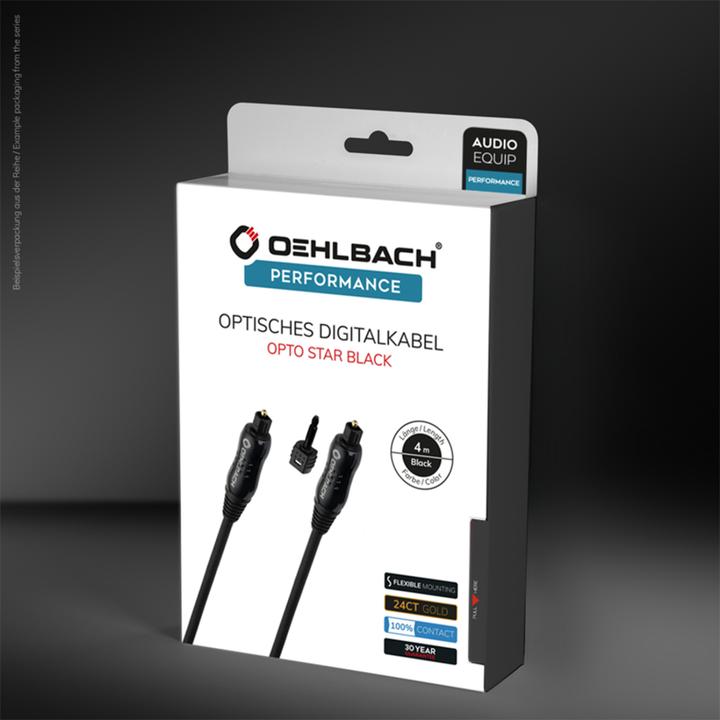 Actual product image Oehlbach opto star (10 m, Toslink cable)