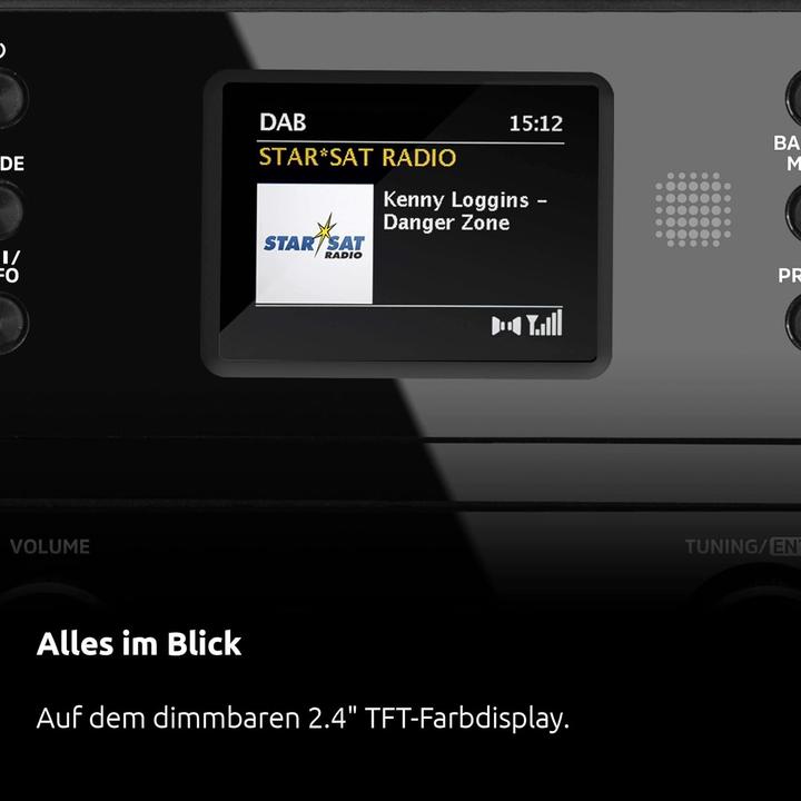 Produktbild TechniSat Digitradio 371 CD IR (Internetradio, DAB+, FM, Bluetooth)