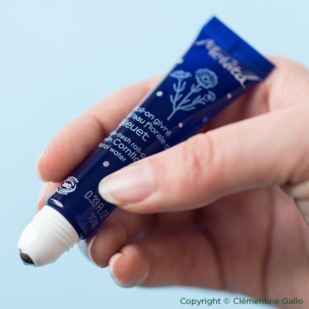 Produktbild Melvita Kühlender Roll-on für die Augentkontur mit Kornblumen-Blütenwasser (Augenpflege Roll-On, 10 ml, Tag)