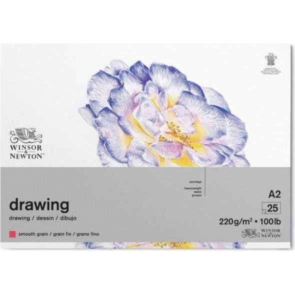 Winsor & Newton, Heft + Block, Zeichenblock Smooth Surface (A2)