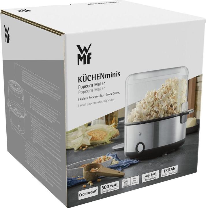 Produktbild WMF KÜCHENminis Popcornmaschine / Popcorn Maker mit Deckel-Servierschale