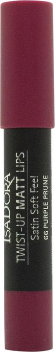 Image du produit Isadora Twist-Up Matte Lipstick 66 Purple Plum 3.3g for Women (66 Prune pourpre)