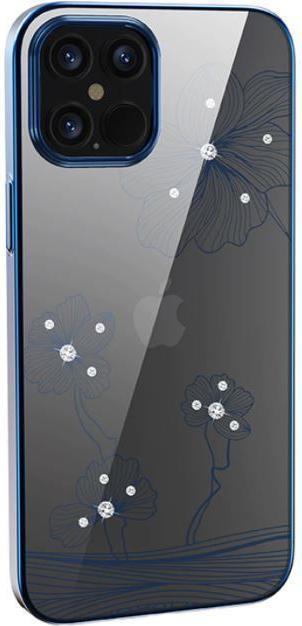Produktbild Devia Crystal Flora case iPhone 12/12 Pro blue (Apple iPhone 12)