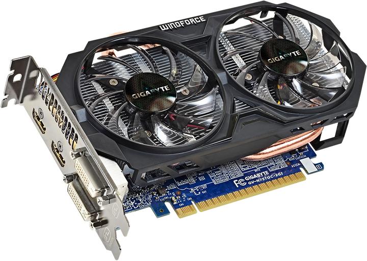 Image du produit Gigabyte GeForce GTX 750 Ti Windforce 2X (2 Go)