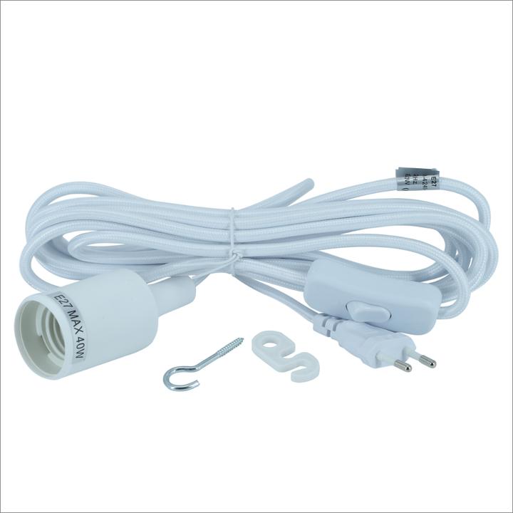 Image du produit Parus by Venso Support de lampe E27 avec câble de 4 m, photosynthèse améliorée et formation de chlor (LED)