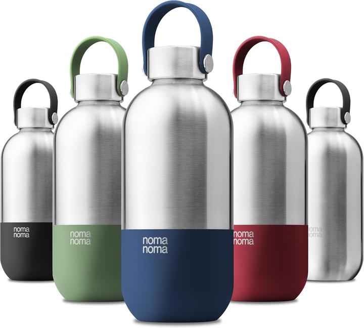Actual product image noma noma Trinkflasche Edelstahl auslaufsicher 1000ml Grenadine Red (1 l)