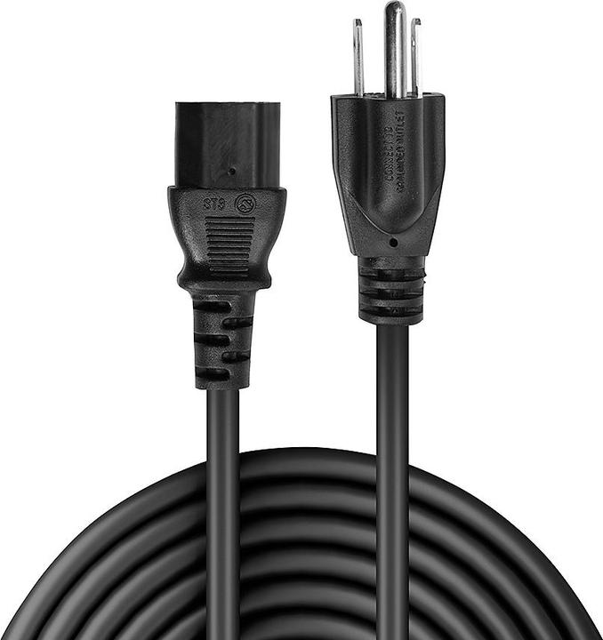 Productafbeelding Lindy US 3-pins naar C13 netkabel (2 m)