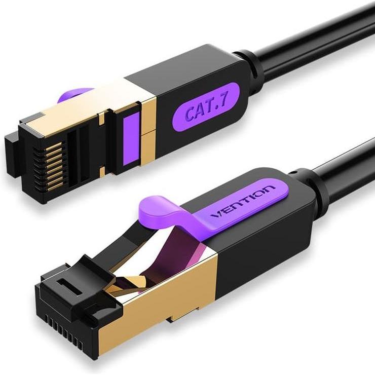 Vention Category 7 SFTP Network Cable ICDBI 3m Black (S/FTP, CAT7, 3 m), Netzwerkkabel