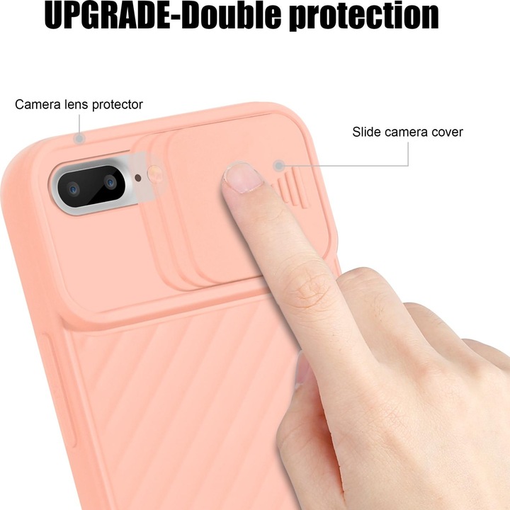 Actual product image Cadorabo TPU cover with camera protection (Apple iPhone 7 Plus, Apple iPhone 7s Plus)