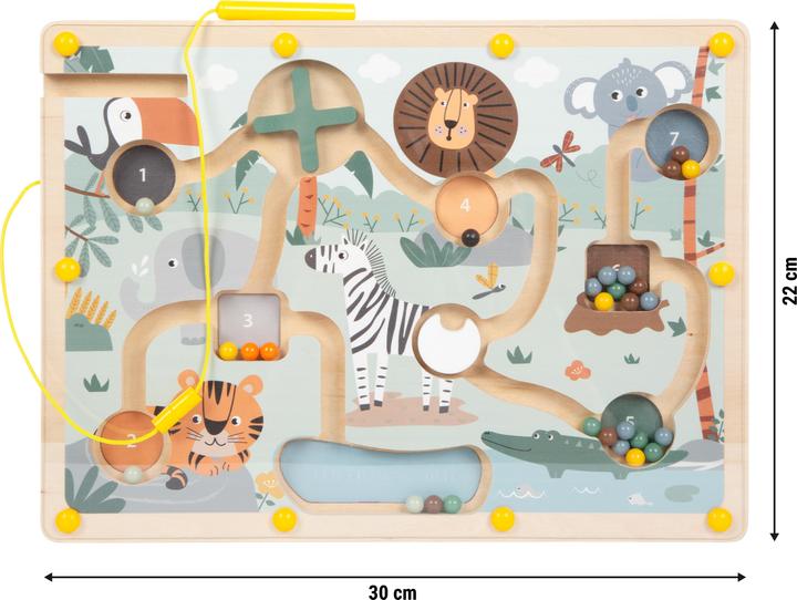 Produktbild small foot Magnetisches Labyrinth „Safari“