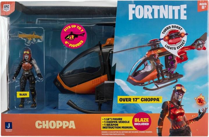 Actual product image Jazwares Fortnite The Choppa Helicopter