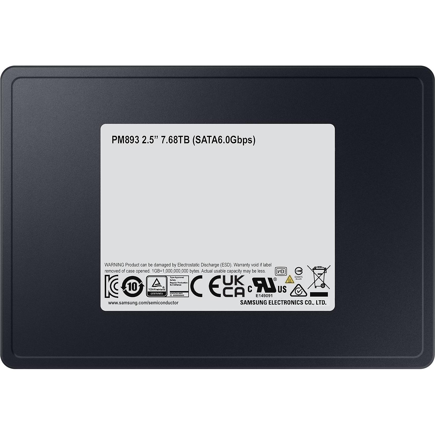 Samsung PM893 Retail (7680 GB, 2.5"), SSD