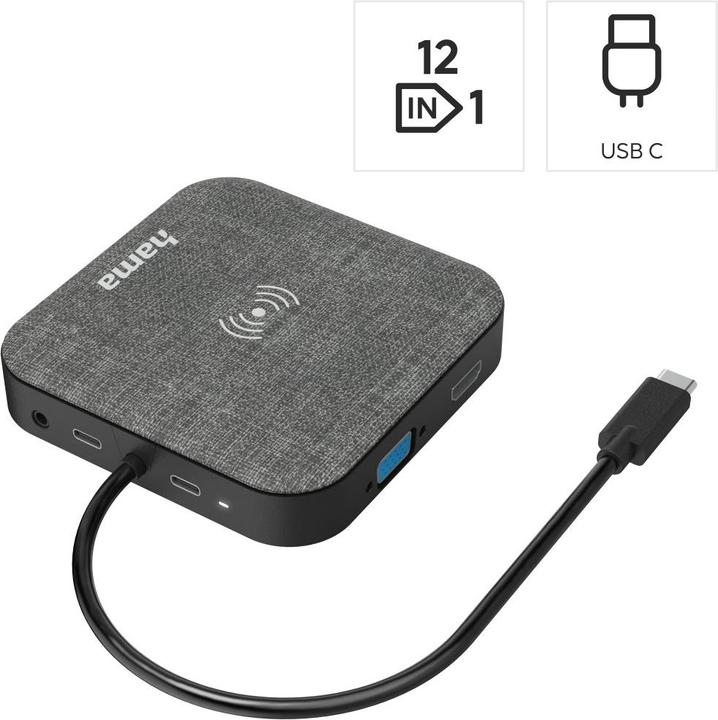 Produktbild Hama Connect2QiCharge (USB-C, 12 Ports)