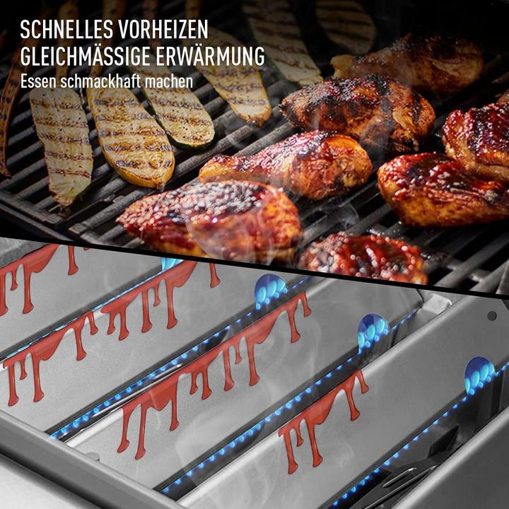 Actual product image BBQ Yummy Aromaschienen 66032-5SS für Weber Genesis II/LX 300