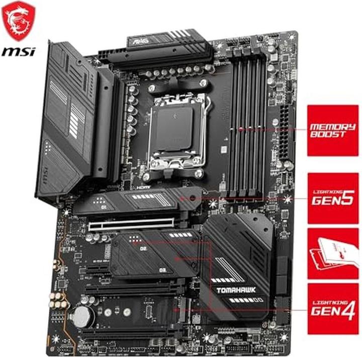 Actual product image MSI MAG X670E TOMAHAWK WIFI (AM5, AMD X670E, ATX)