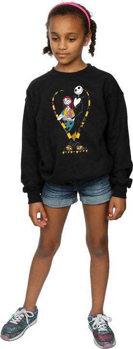 Produktbild Disney Nightmare Before Christmas Jack And Sally Love Sweatshirt Mädchen (152, 158)