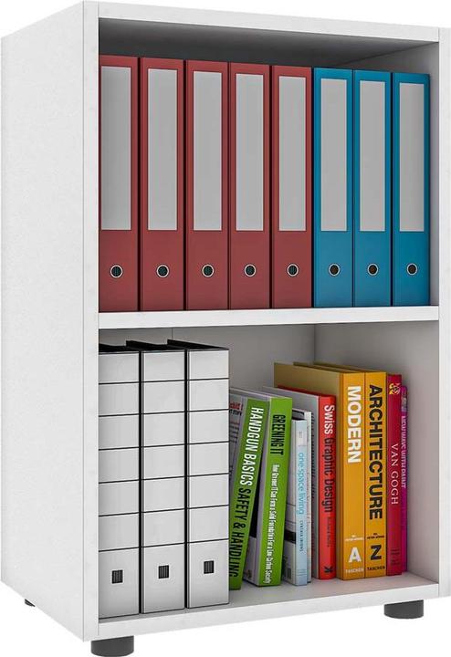 Actual product image VCM Wood Office Stand Shelf Books File Shelf Bookcase Ulas 2f (49 x 32 x 74 cm)