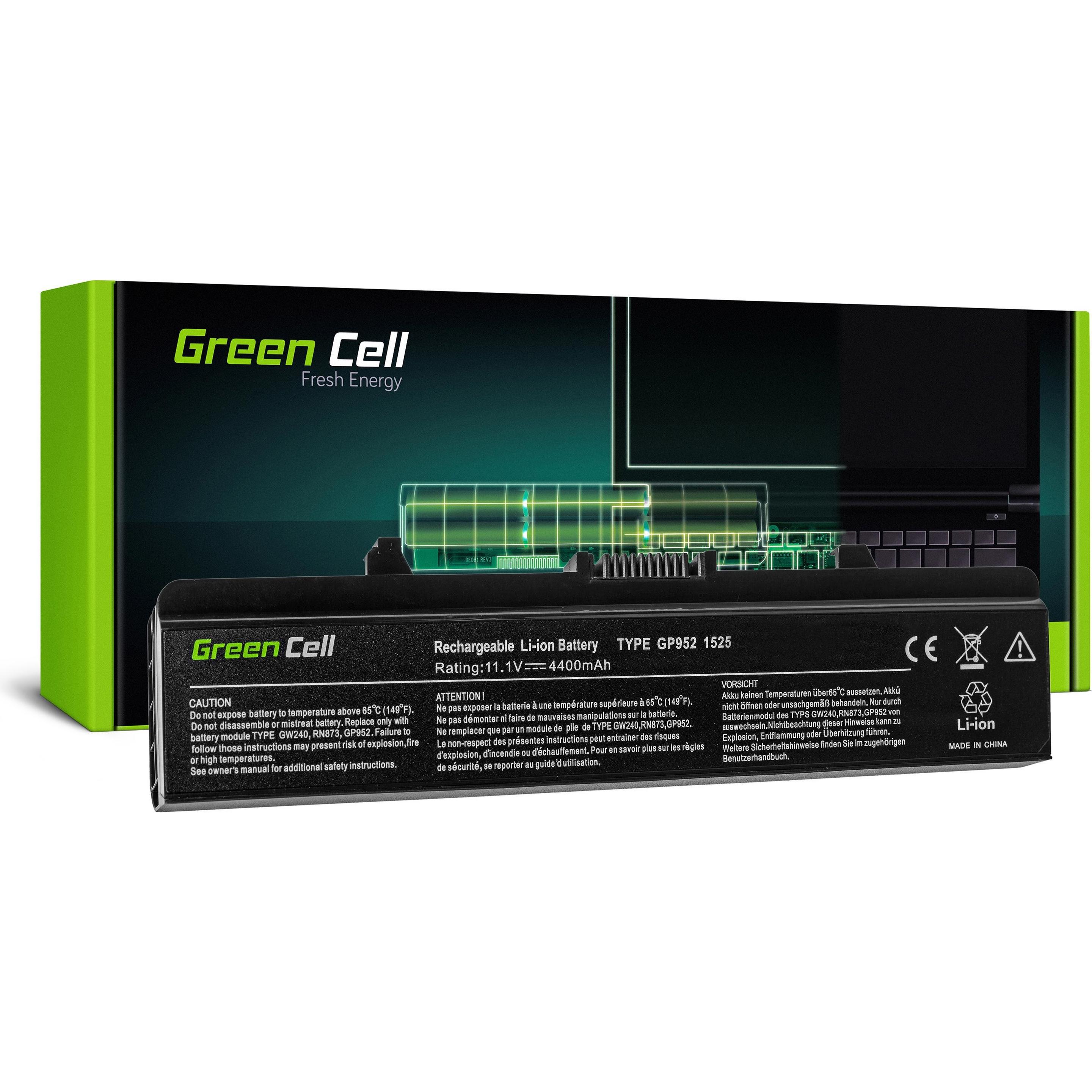 Thumbnail - GreenCell Cell DE05 Notebook-Ersatzteil Akku (6 Zellen, 4400 mAh), Notebook Akku, Schwarz