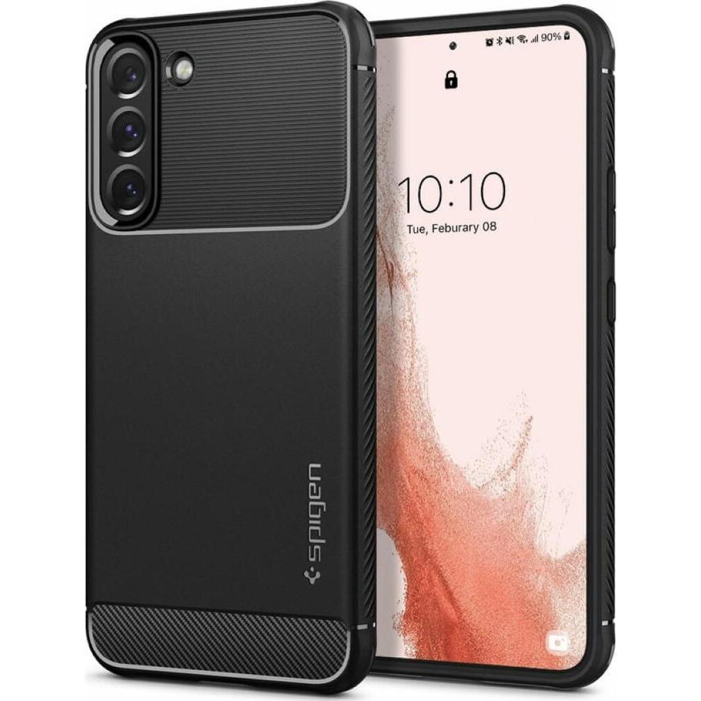 Thumbnail - Spigen Rugged Armor (Samsung Galaxy S22), Smartphone Hülle, Schwarz