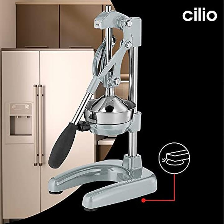 Produktbild Cilio Profi-Saftpresse Amalfi silbergrau