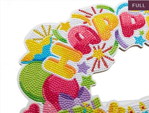 Immagine prodotto Craft Buddy Ghirlanda artistica di cristallo - Compleanno 30 cm (Inglese)