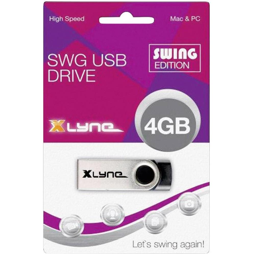 Thumbnail - Xlyne Swing Edition (4 GB, USB-A, USB 2.0), USB Stick, Schwarz