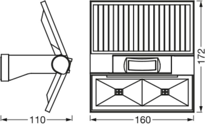Actual product image Osram Endura Style Solar Double (380 lm, IP44)