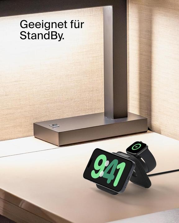 Image du produit Belkin BoostCharge Pro 2-in-1 Qi2 Ladestation (15 W)