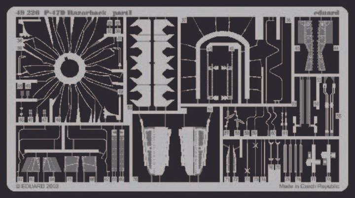 Image du produit Eduard P-47D Razorback pour kit Tamiya