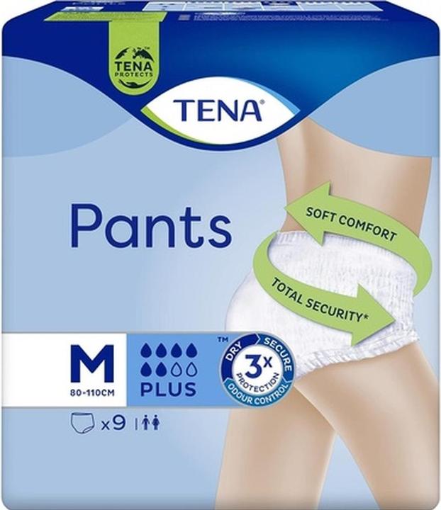 Actual product image Tena Absorbent Pants Plus Medium 9 Each M (9 x, M)