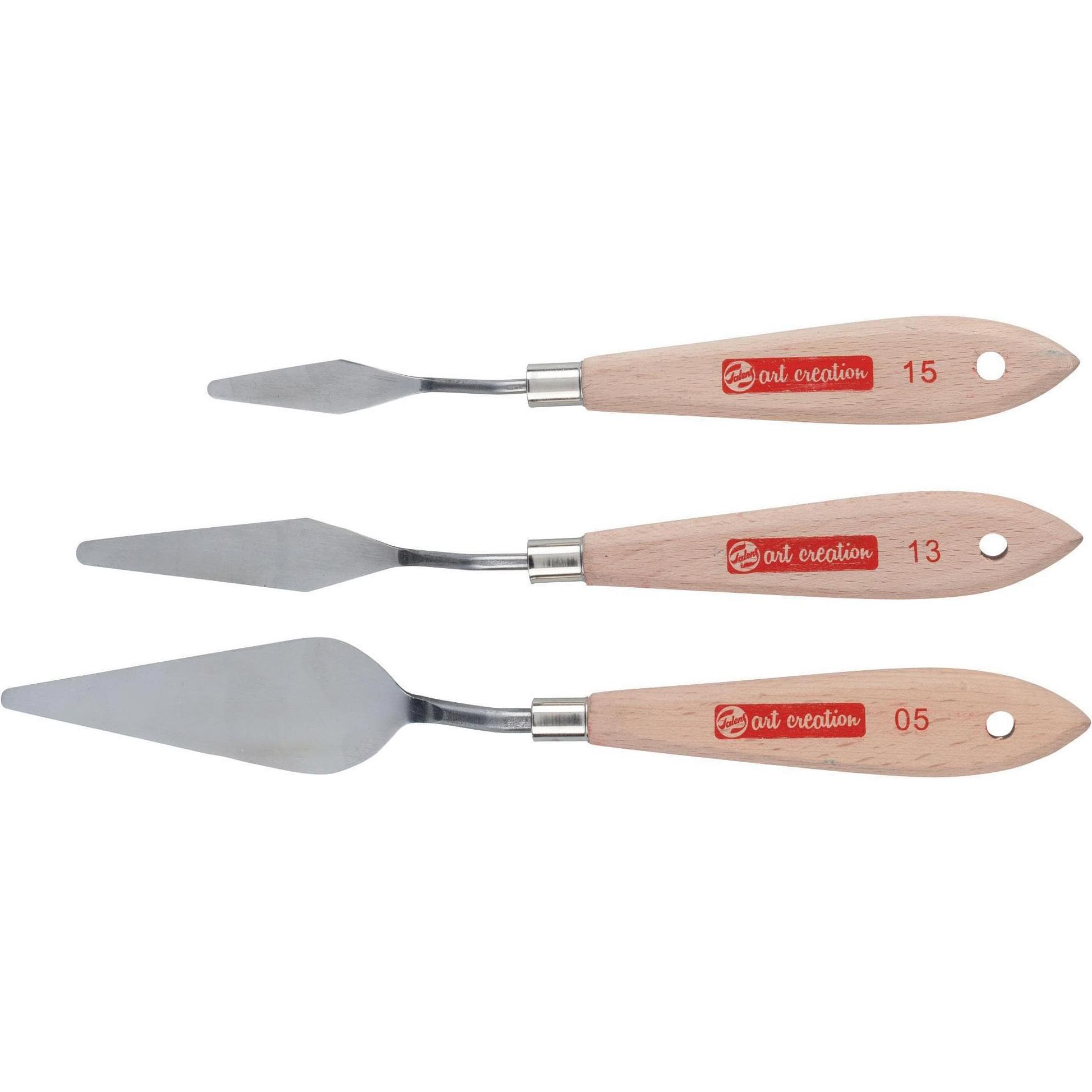 Talens: Set di Coltelli per Pittura e 3 Spatole Professionali