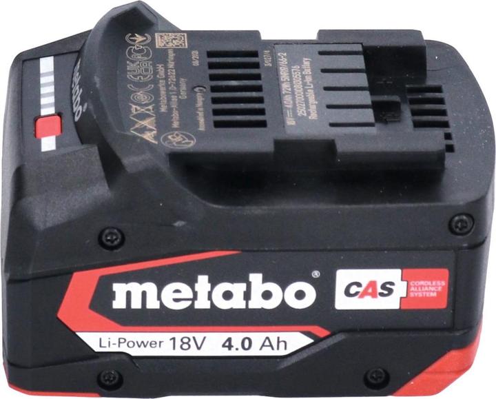 Immagine prodotto Metabo AK 18 Compressore multi batteria 18 V 11 bar + 1x batteria 4.0 Ah - senza caricatore (0 l)