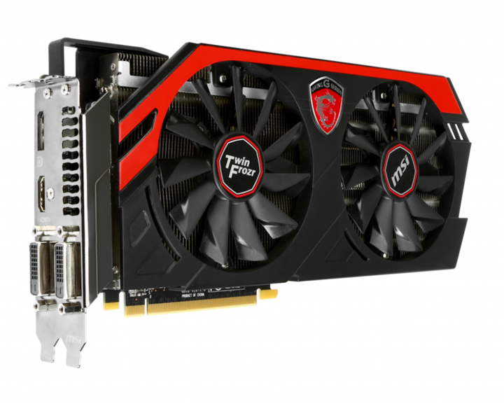 Actual product image MSI Radeon R9 290X GAMING 4G (4 GB)