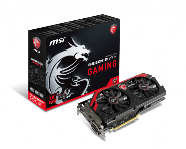 Actual product image MSI Radeon R9 290X GAMING 4G (4 GB)