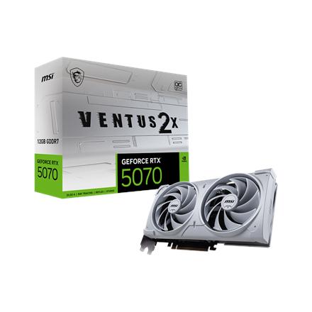 Image du produit MSI GeForce RTX 5070 VENTUS 2X OC WHITE (12 Go)