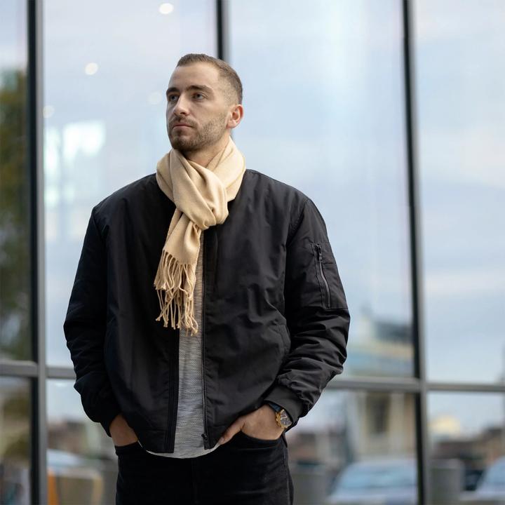 Image du produit Inkari Elegante (200 x 40 cm) - Écharpe en alpaga - Or