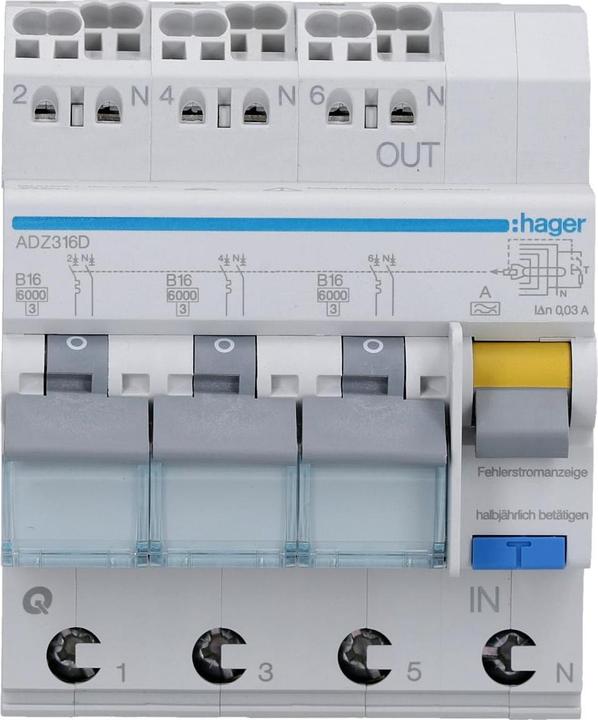 Produktbild Hager ADZ316D