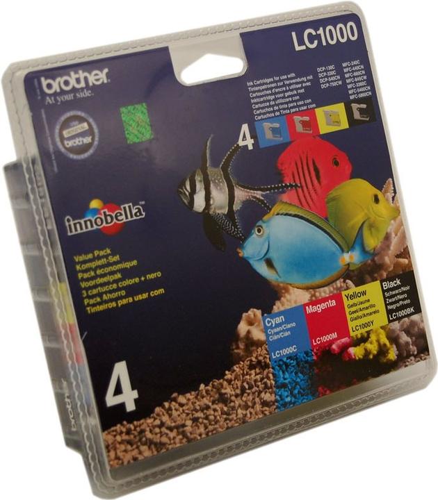 Produktbild Brother LC-1000VALBPDR BK/C/M/Y (BK, C, M, Y)