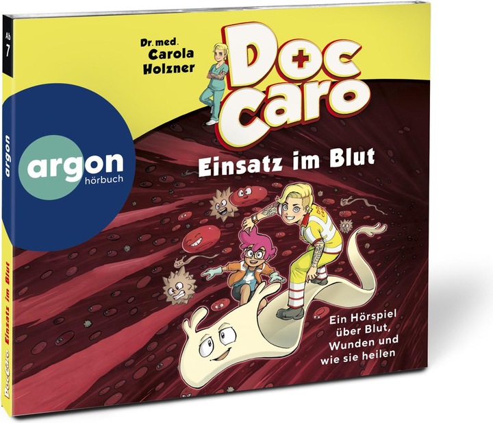 Productafbeelding Doc Caro - Einsatz im Blut (hoorspel over bloed, wonden, ) (Carola Holzner, Duits)