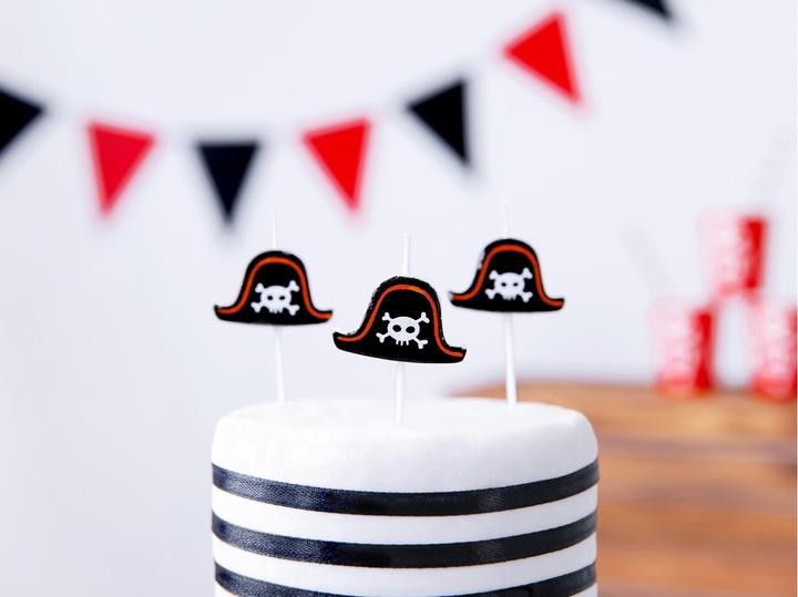 Produktbild Partydeco Piraten-Kerzen (5 x)