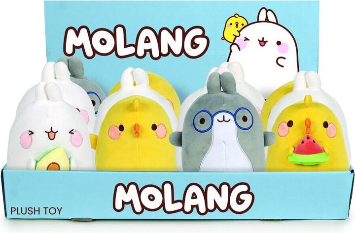Actual product image Play by Play Molang assorted plush toy 18cm (18 cm)