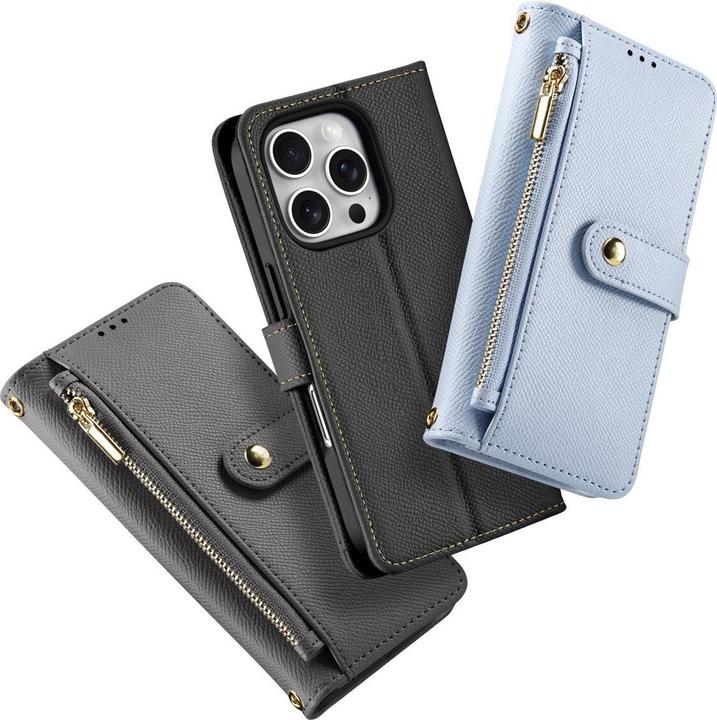 Image du produit Dux Ducis Lawa Series MagSafe Bookcover en similicuir Étui (Apple iPhone 16 Pro)