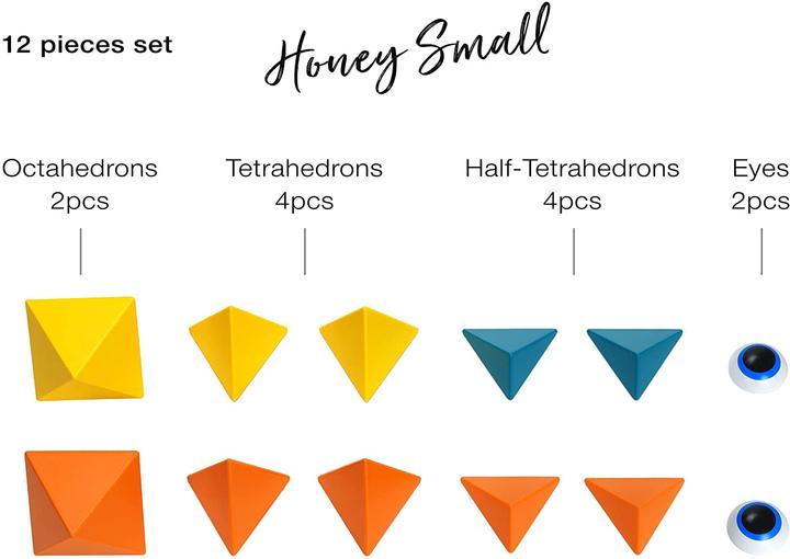 Actual product image Hape Trido Honey small 12pcs