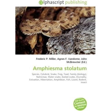 Amphiesma stolatum, Fachbücher von Agnes F. Vandome, Frederic P. Miller, John McBrewster