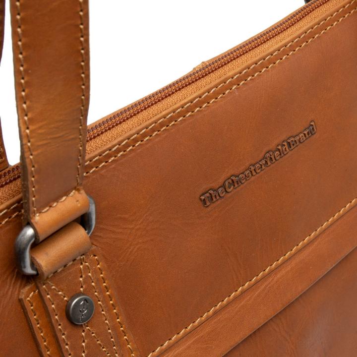 Productafbeelding The Chesterfield Brand Branson schoudertas leer 37 cm laptopvak