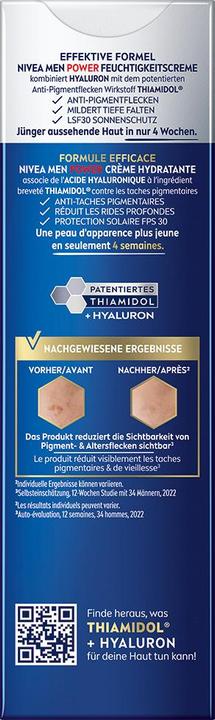 Produktbild NIVEA MEN Men Anti-Age Power (50 ml, 24h Creme, SPF 30)