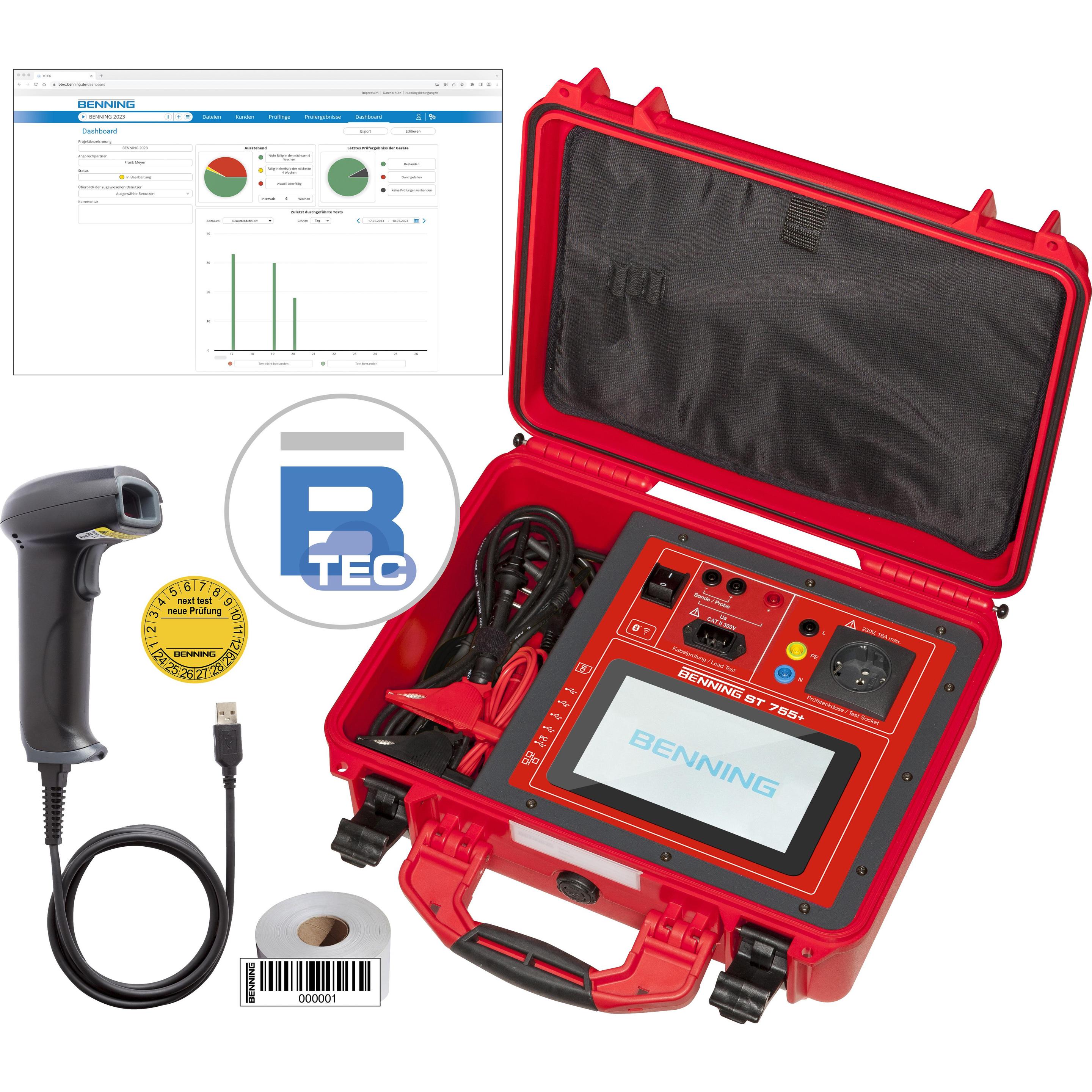 Benning, Multimeter, BENN Gerätestester-Set
