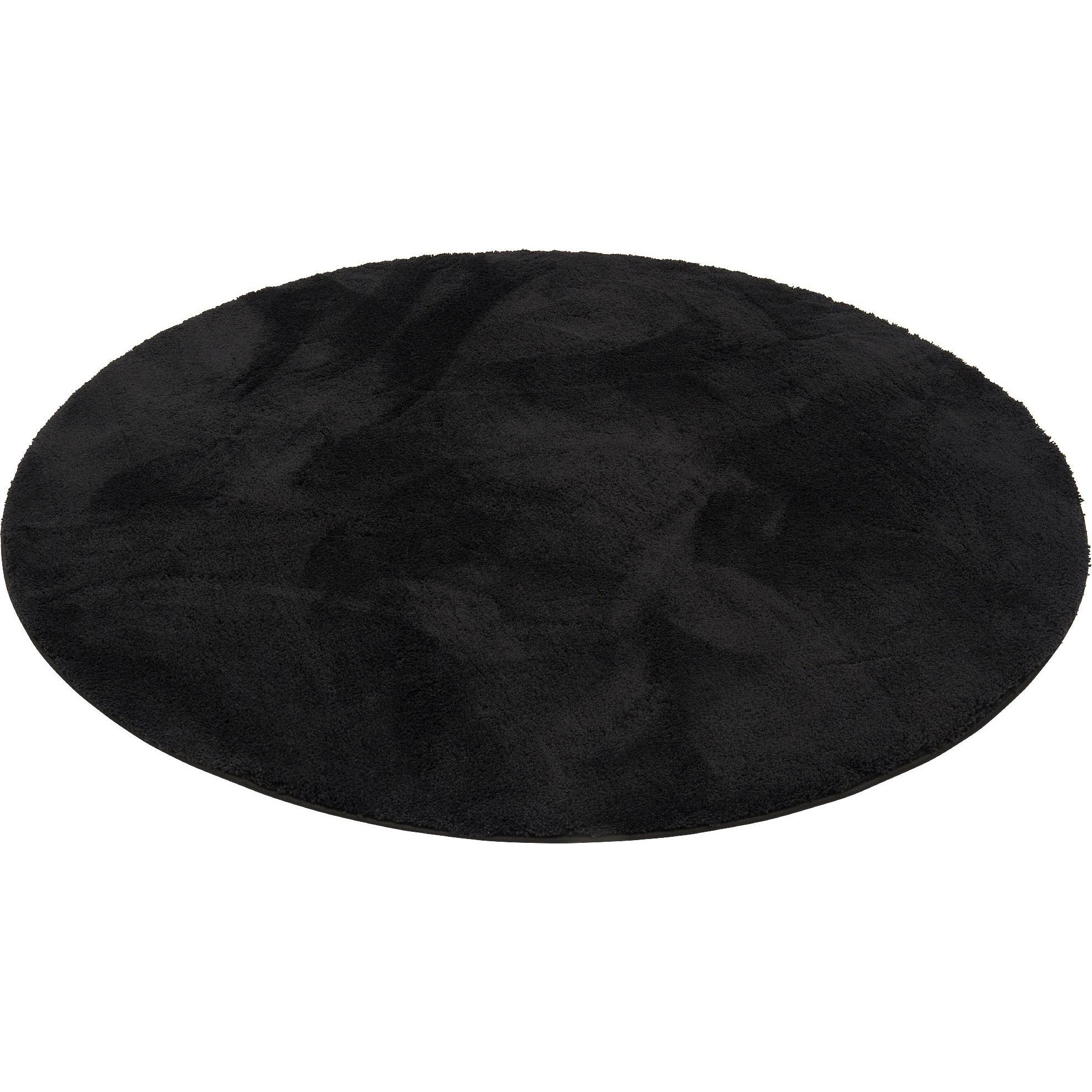 Pergamon, Teppich, Luxus Super Soft Hochflor Langflor Teppich Silky Rund (160 x 160 cm)