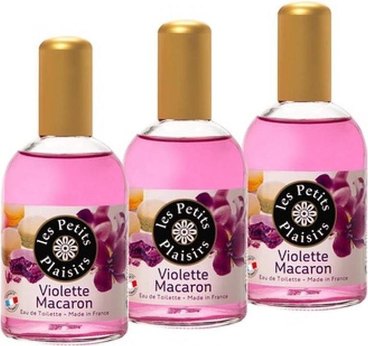 Immagine prodotto Les Petits Plaisirs Groupe Berdoues Eau de Toilette Violet Macaron 110ml (Eau de toilette, 110 ml)