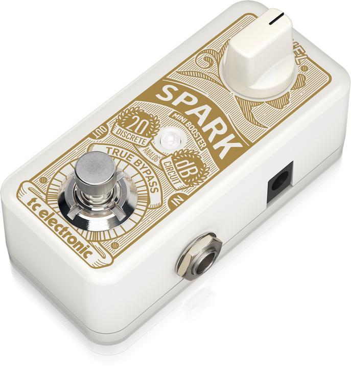 Actual product image TC Electronic Spark Mini Effect Pedal White (Electric guitar, Guitar)